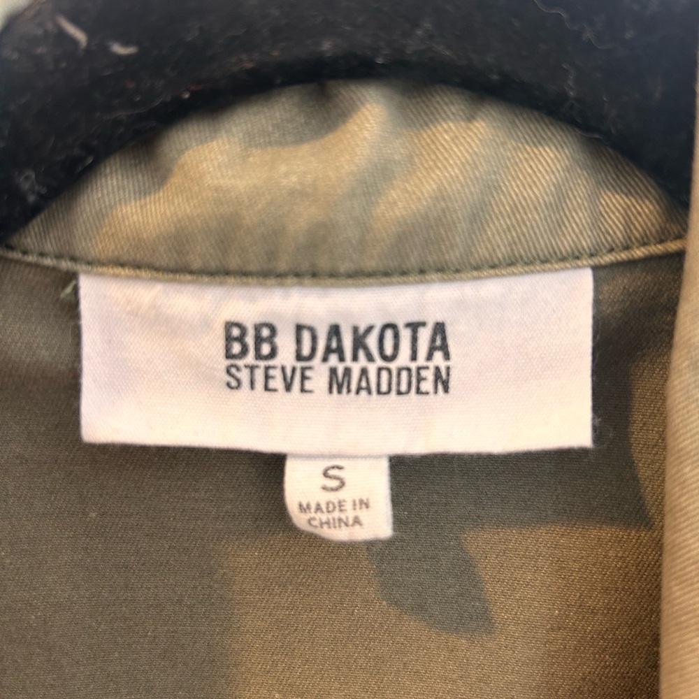 BB Dakota / Steve Madden Army green Star Jacket/Blazer - Picture 3 of 4